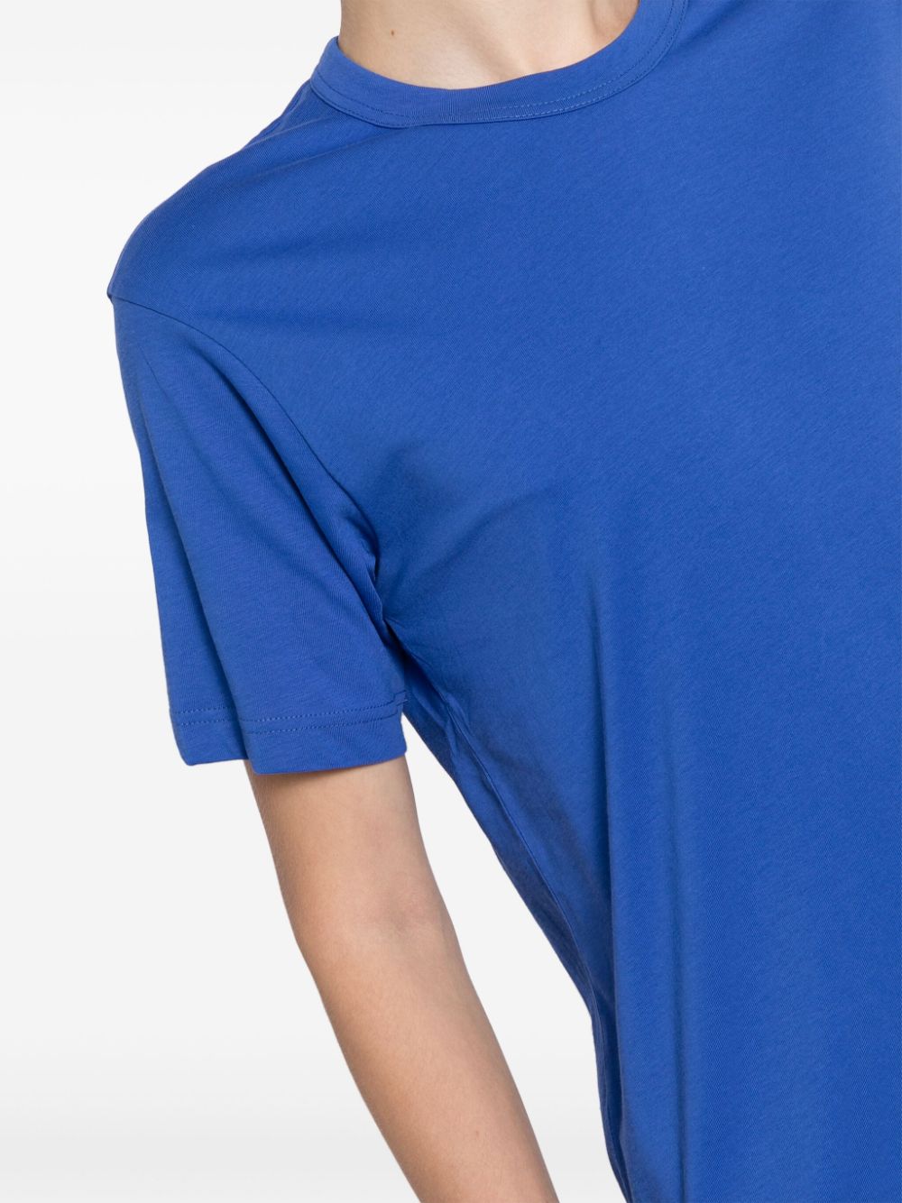 Shop Comme Des Garçons Shirt Logo Print T-shirt In Blau