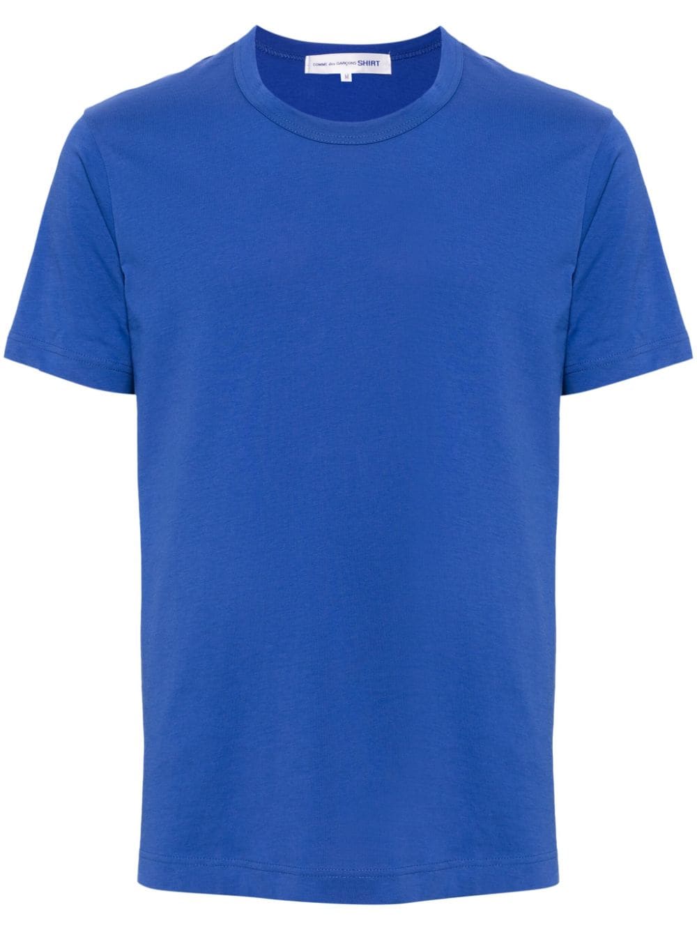 Shop Comme Des Garçons Shirt Logo Print T-shirt In Blau