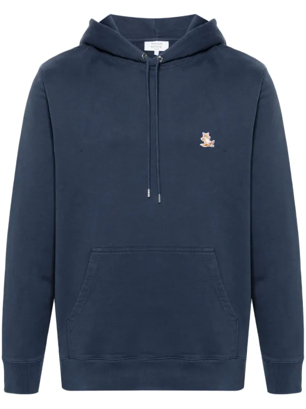 パーカー・フーディ MAISON KITSUNE Navy blue cotton sweatshirt FOX HEAD PATCH REGULAR HOODIE | Maison Kitsuné