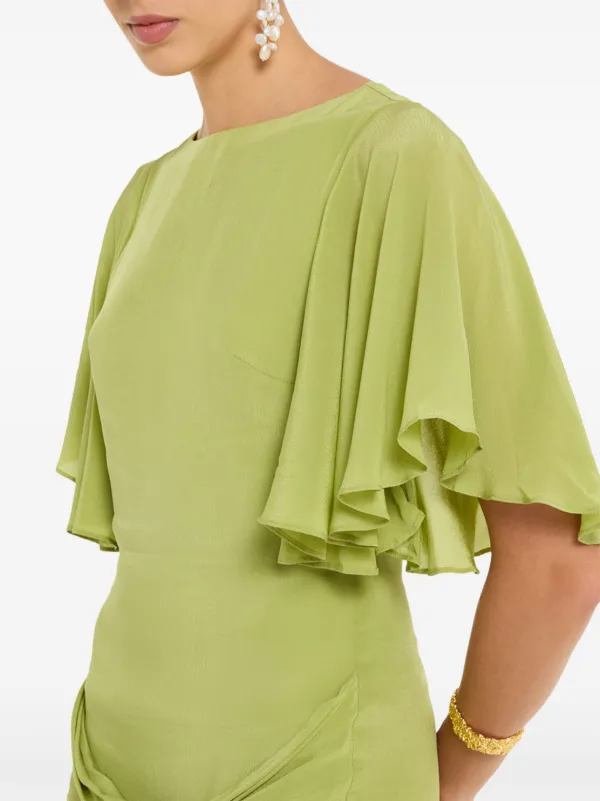 green de la vali dress Rent De La Vali Clara Green Dress