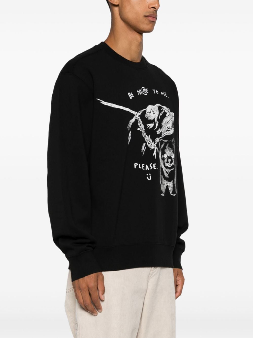 Shop Carhartt Pepe Be Nice Sweatshirt In 黑色