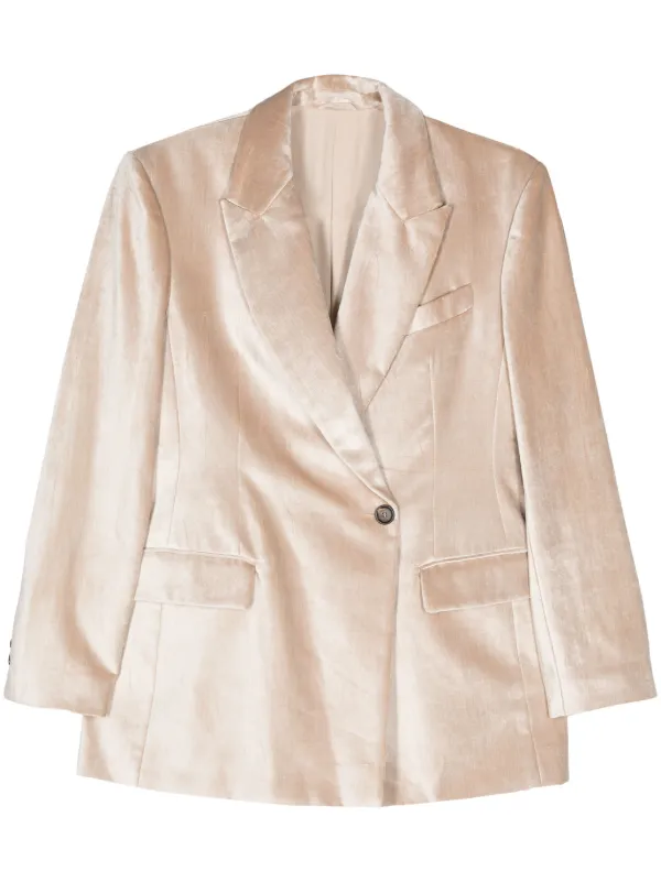 【BRUNELLO CUCINELLI】モニールディテールジャケット Brunello Cucinelli モニーレディテール ジャケット | ブラウン