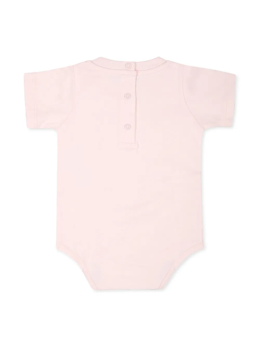 Fendi Kids Twee rompers met geborduurd logo Wit
