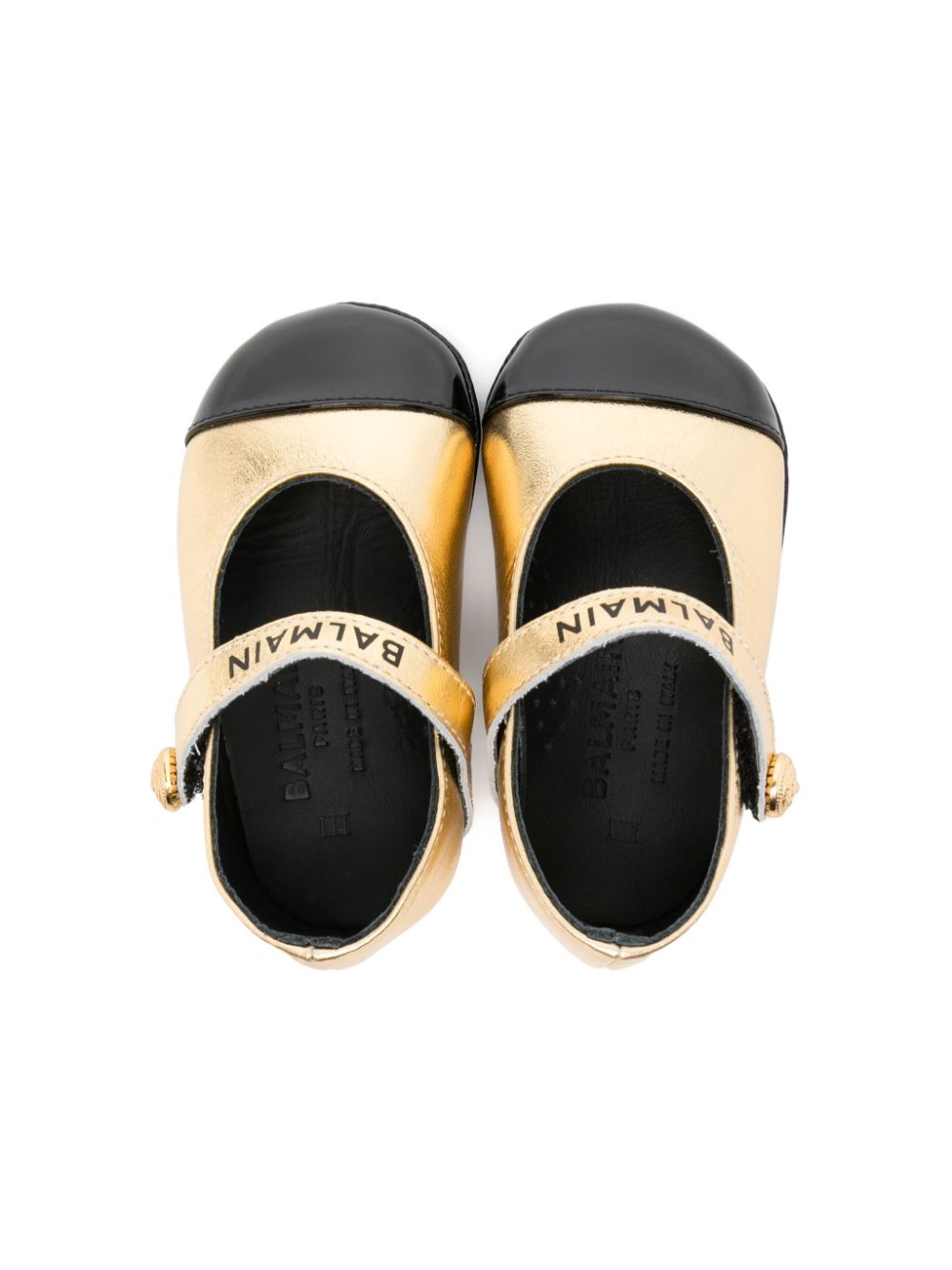 Balmain Kids Ballerina's met logoprint Zwart