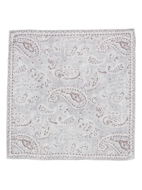 Brunello Cucinelli paisley-print pocket scarf