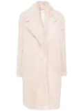 Sportmax faux-fur midi coat - Pink