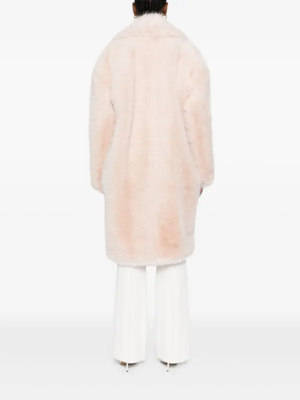 Sportmax エコファー コート | ピンク | FARFETCH JP