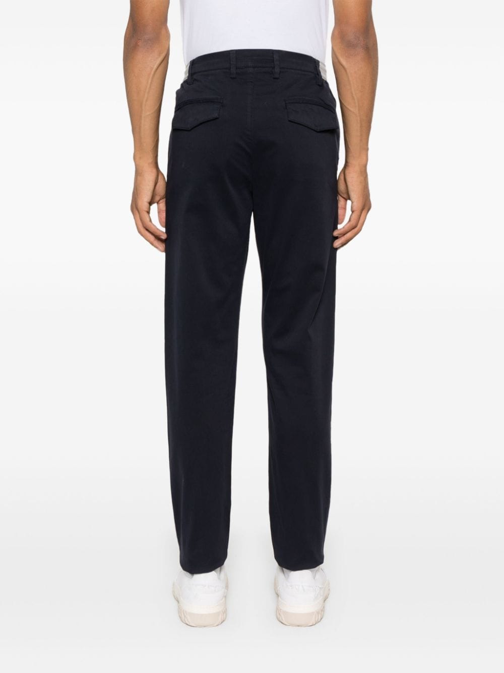 Shop Eleventy Straight-leg Chinos In Blue