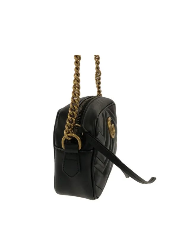 Gucci Pre-Owned 2016-2023 Mini GG Marmont Matelasse Crossbody Bag 