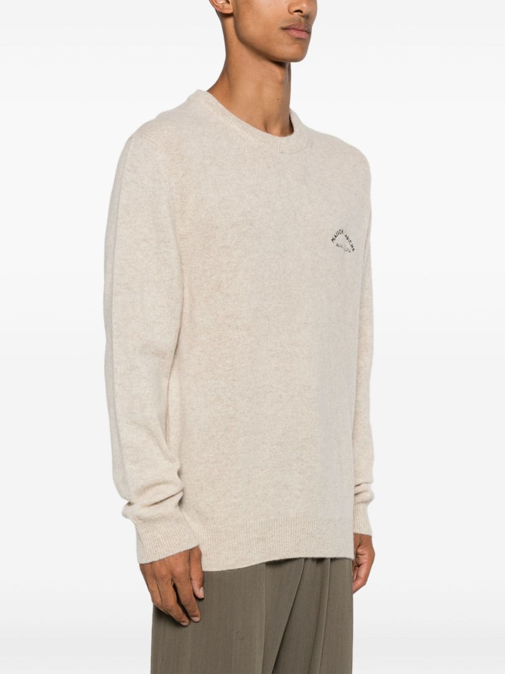 Shop Maison Labiche Grand Cerf Sweater In Neutrals