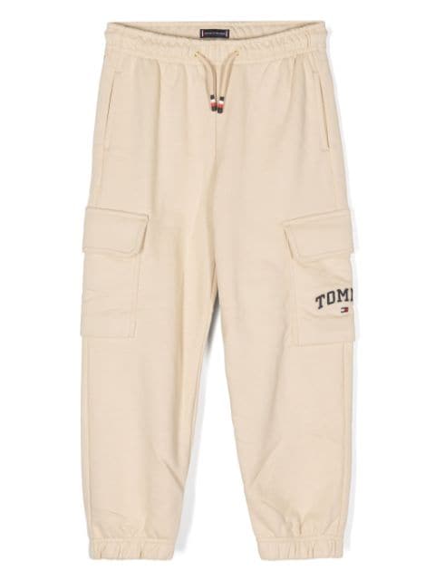 Tommy Hilfiger Junior pants con logo bordado