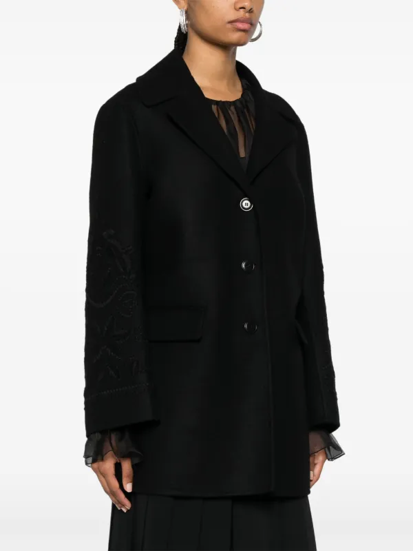 コート ERMANNO SCERVINO CAPPOTTO MONTONE (D450D711LRSHMNF 95708) Designer coats for women, trenches and jackets | Ermanno