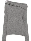 Giuseppe Di Morabito off-the-shoulder sweater - Grey