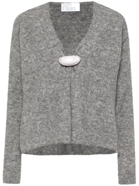 Giuseppe Di Morabito crystal-embellished cardigan