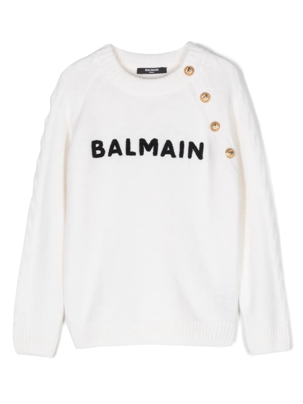 Balmain sweater white discount