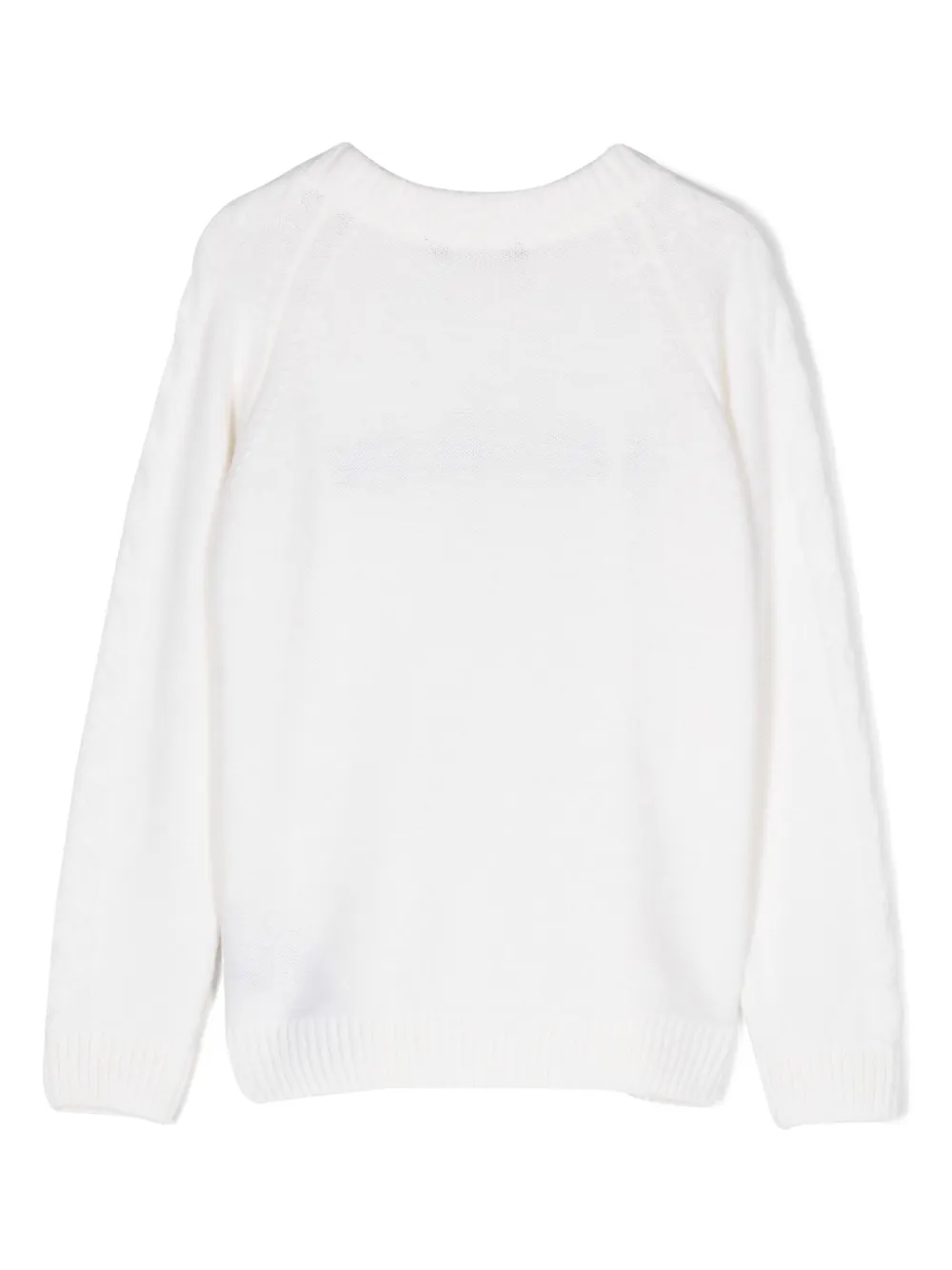 BALMAIN LOGO-EMBROIDERED SWEATER