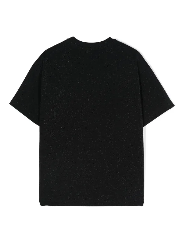 子供用コスチューム・着ぐるみ BALMAIN KIDS Logo T-shirt White/Black Balmain Kids ラインストーンロゴ Tシャツ | ブラック | FARFETCH JP