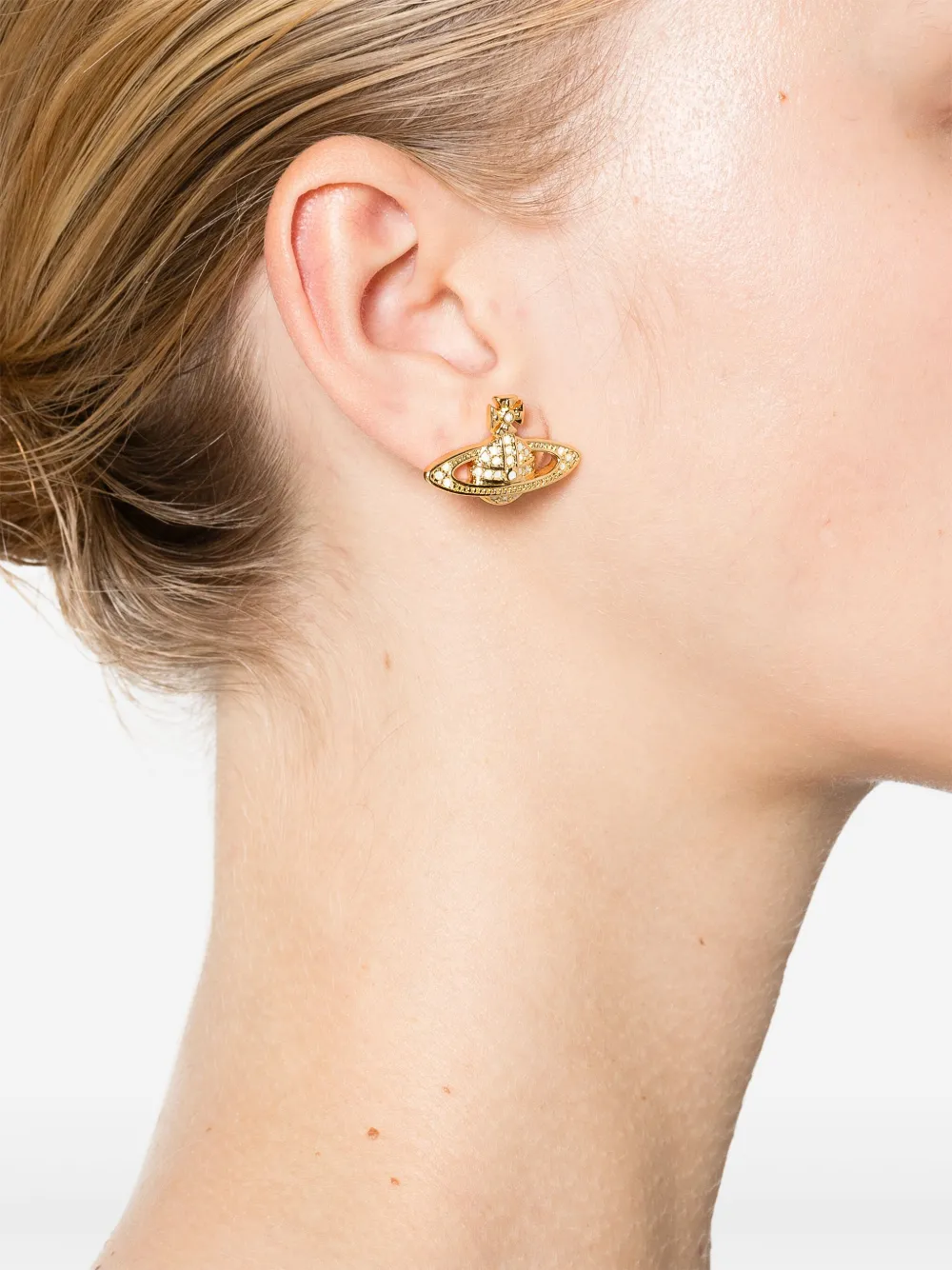 Vivienne Westwood Bas Relief oorbellen - Goud