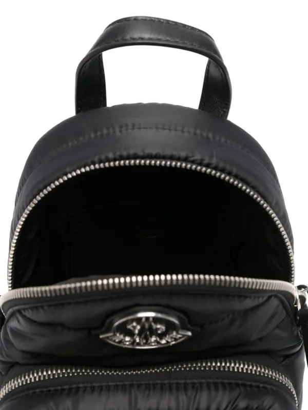 【美品】MONCLER Plompe がま口バッグ ブラック ショルダーバック モンクレール MONCLER ボディバッグ ブラック レディース MONCLER