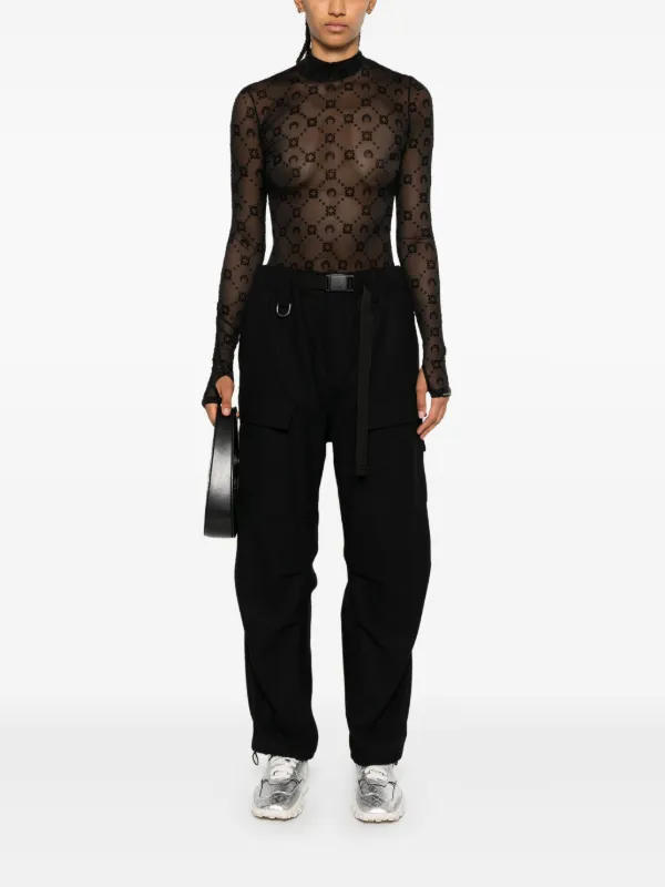 Y-3 フランネル カーゴパンツ | ブラック | FARFETCH JP