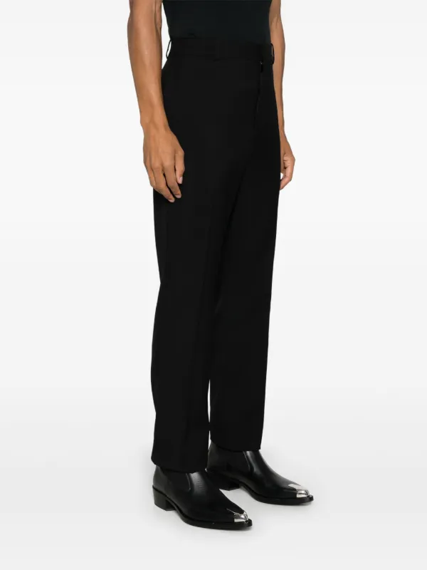 SAINT LAURENT テーラードウールパンツ ブラック Saint Laurent ウールパンツ | ブラック | FARFETCH JP