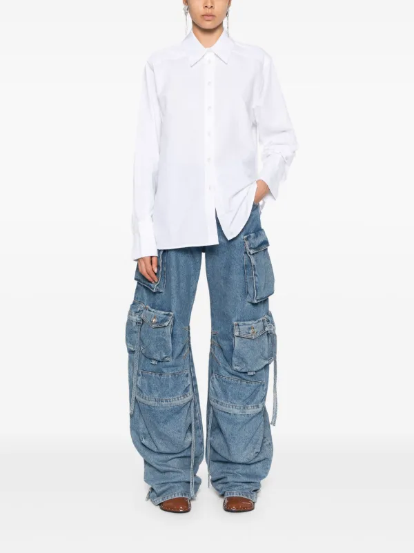 【関税込み】THE ANDAMANE SALLY SHIRT THE ANDAMANE Sally シャツ | グレー | FARFETCH JP