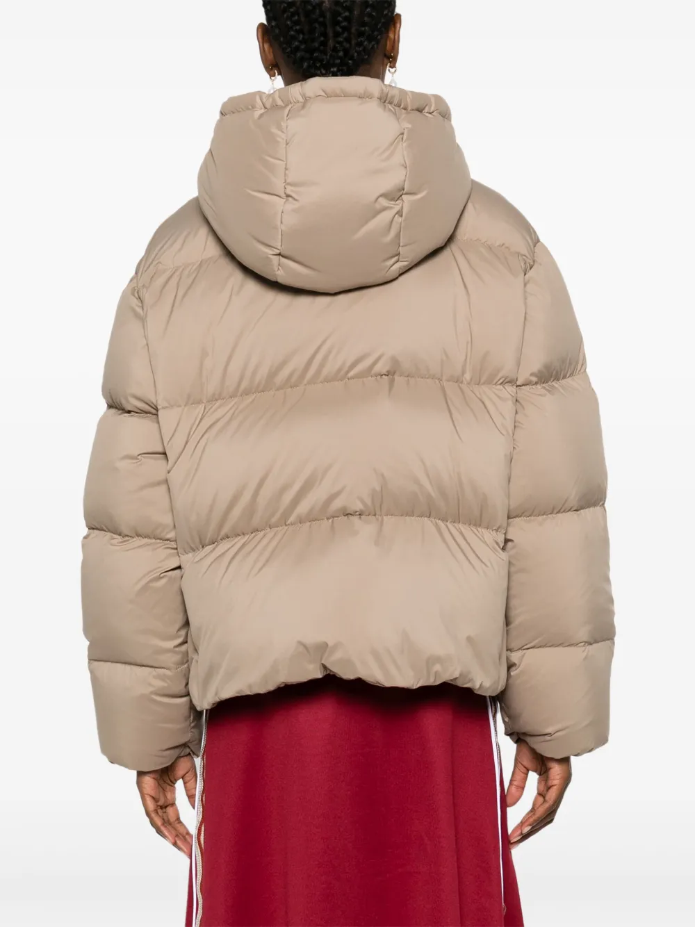 Miu Jack met logo-applicatie Bruin