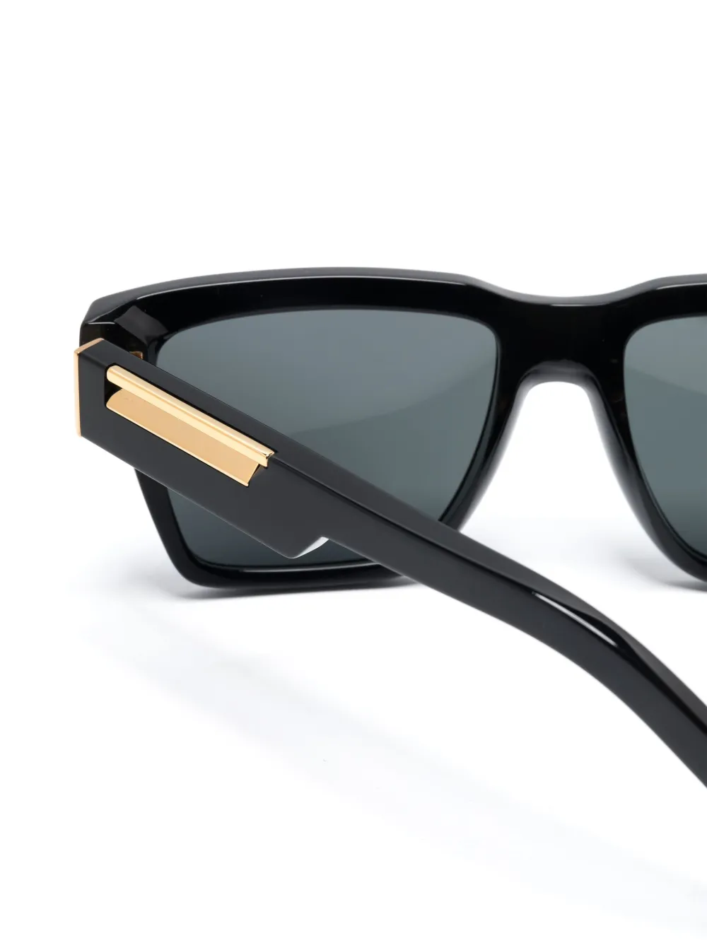 Dolce & Gabbana Eyewear Zonnebril met vierkant montuur Zwart
