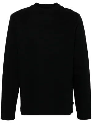 Jacquemus logo-print long-sleeve T-shirt | Black | FARFETCH