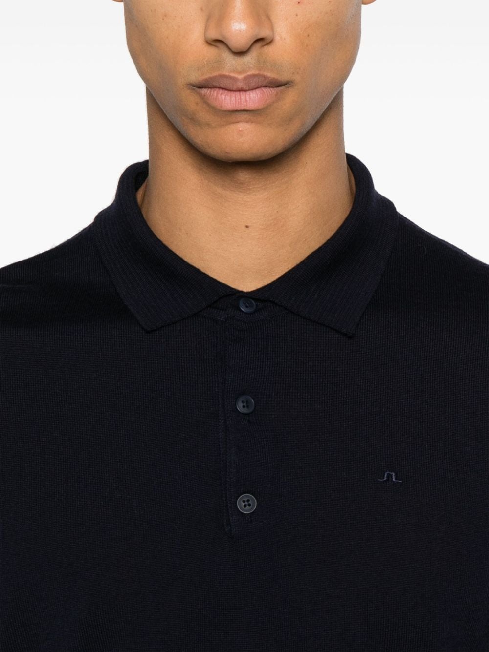 Shop J. Lindeberg Noel Polo Shirt In Blue