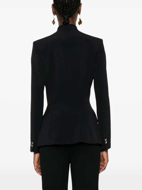 【ELISABETTA FRANCHI】関税込☆ダブルブレスト ジャケット 24SS】ELISABETTA FRANCHI / スカーフチェーン付きジャケット