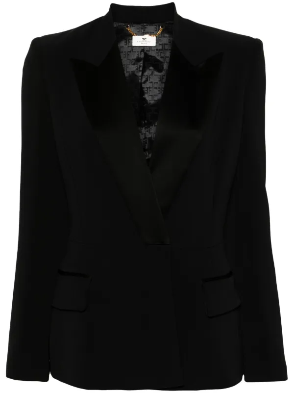 Elisabetta Franchi Blazer Doppiopetto | Nero | FARFETCH IT
