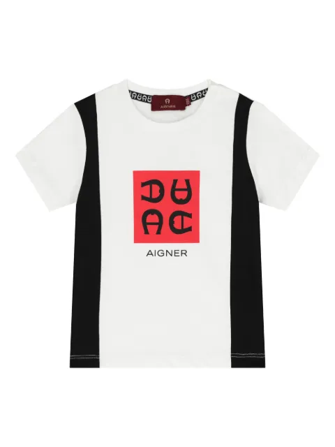 Aigner Kids تيشيرت بطبعة شعار الماركة