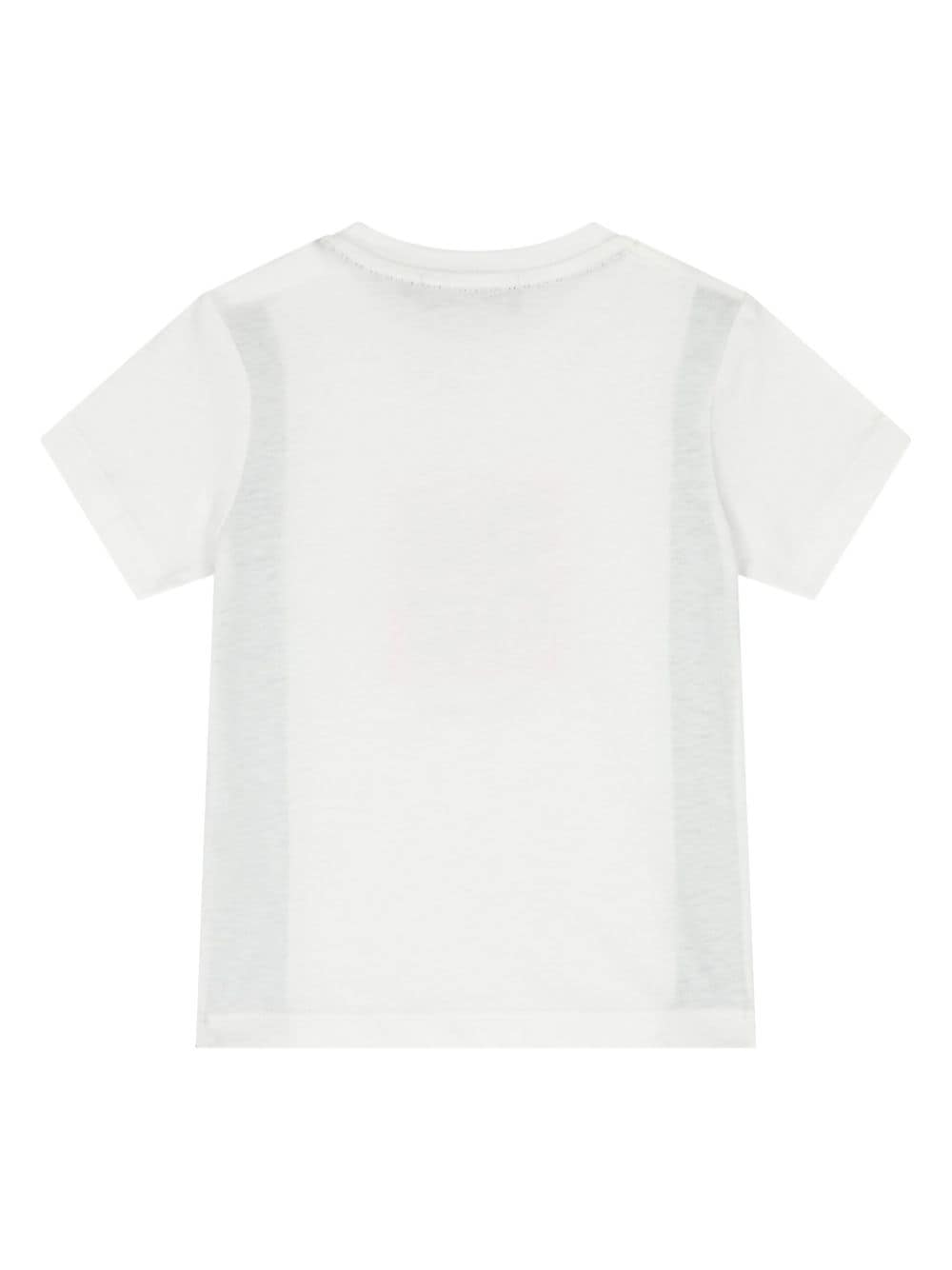 Aigner Kids T-shirt met logoprint - Wit