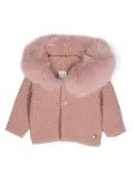 Paz Rodriguez hooded cardigan - Pink