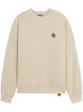 A Paper Kid logo-print sweatshirt - Neutrals