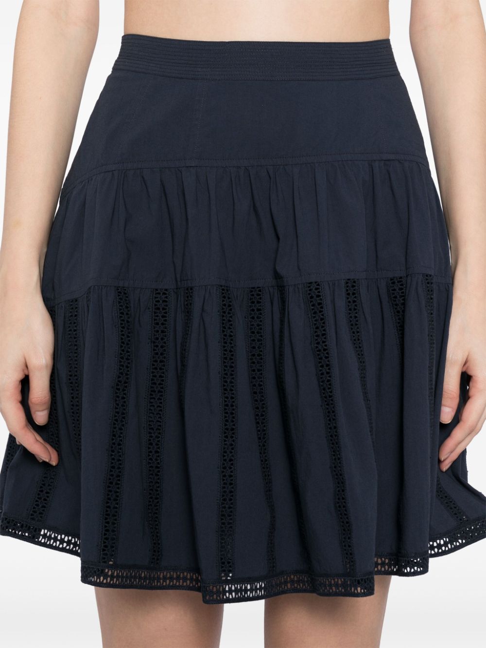 Shop Ulla Johnson Alara Skirt In Blue