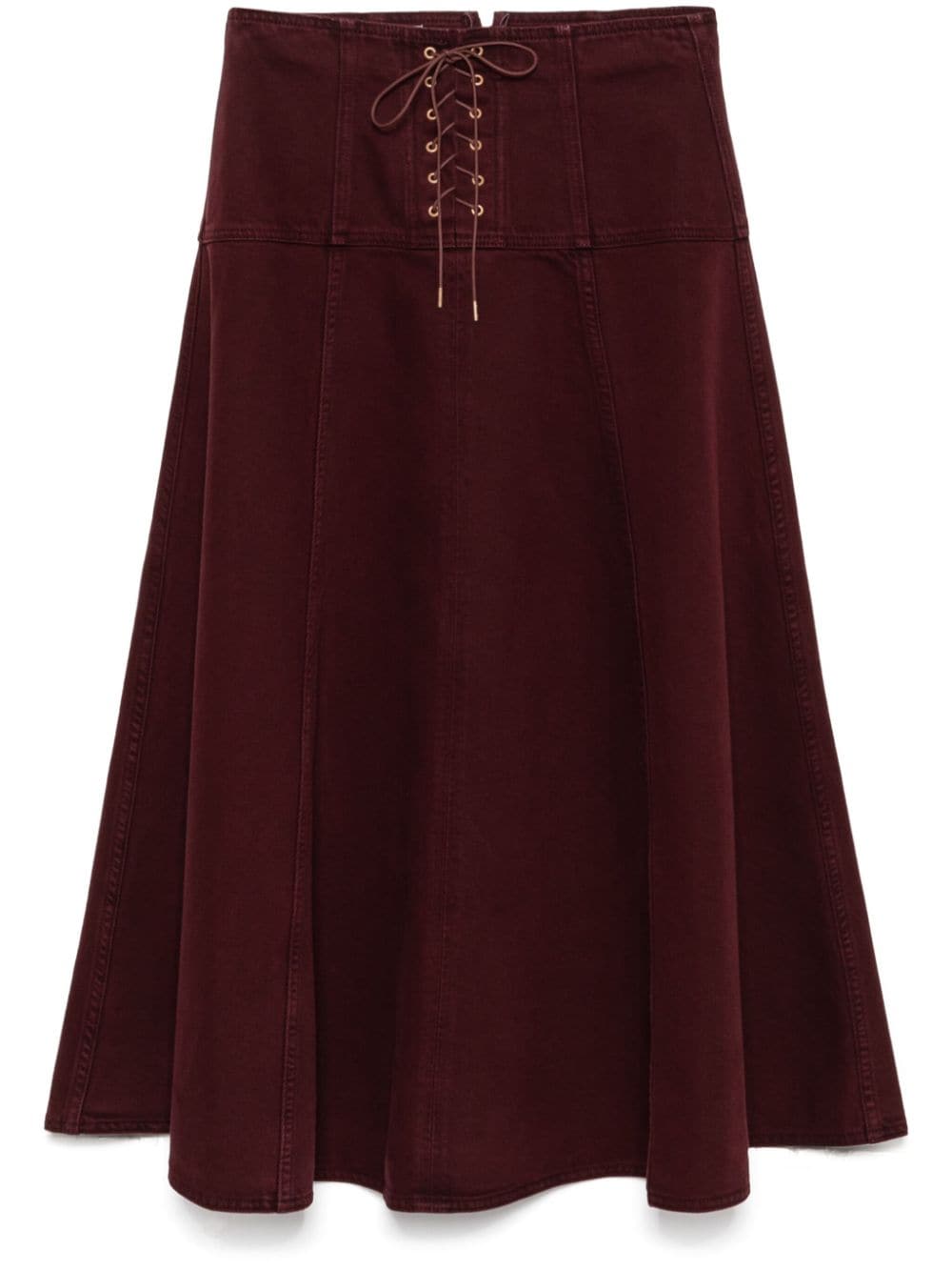 Shop Ulla Johnson The Estelle Skirt In Purple