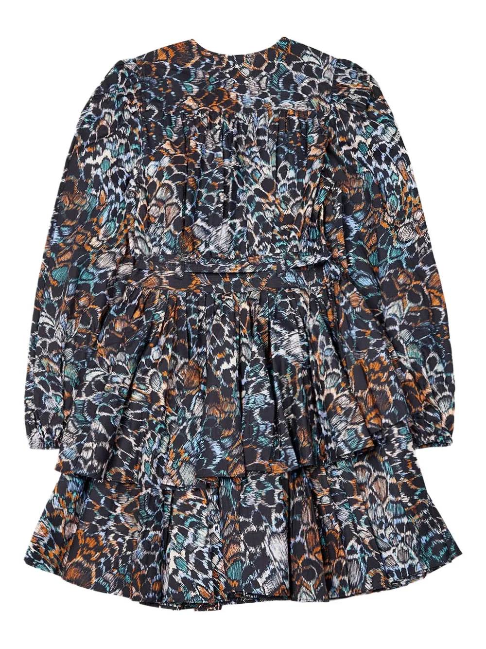 Ulla Johnson Jurk met grafische print - Zwart
