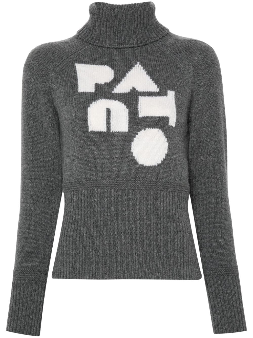 Shop Patou Art Deco Sweater In 灰色