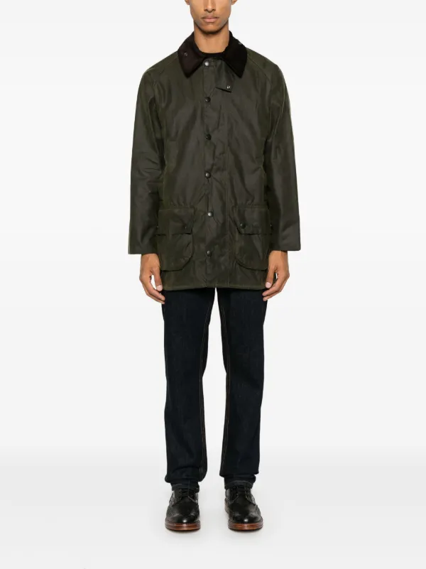 Barbour Beaufort snap-fastening Jacket | Green | FARFETCH