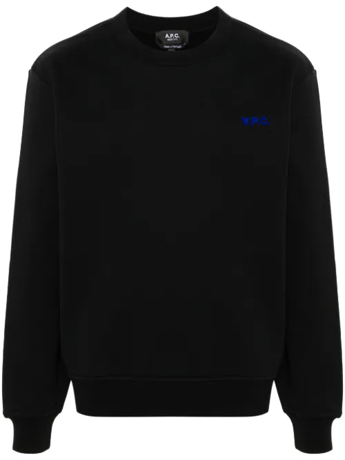 A.P.C. sweat à logo floqué - Noir - A.P.C. - Modalova