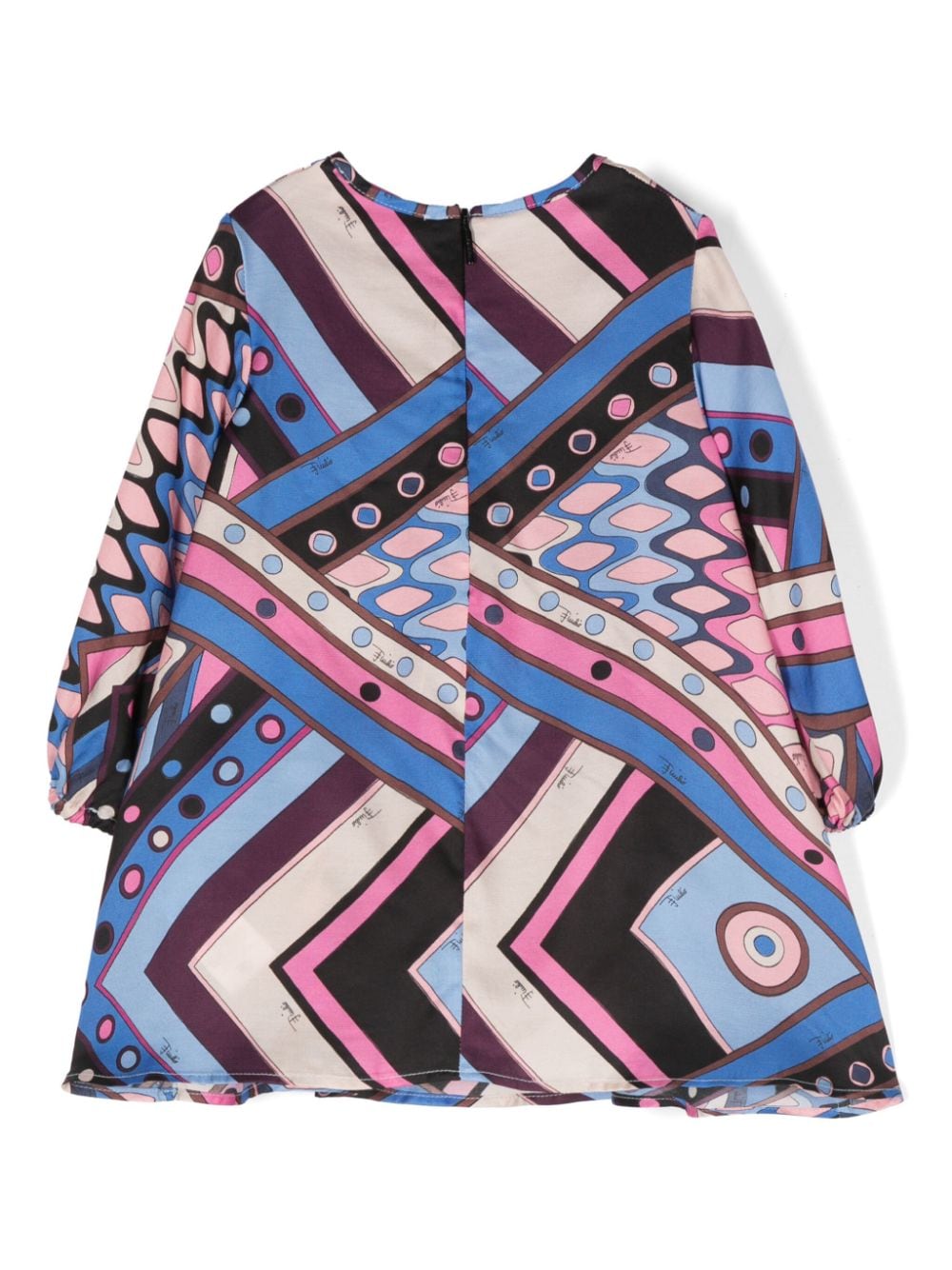 PUCCI Junior Jurk met Vivara print - Roze