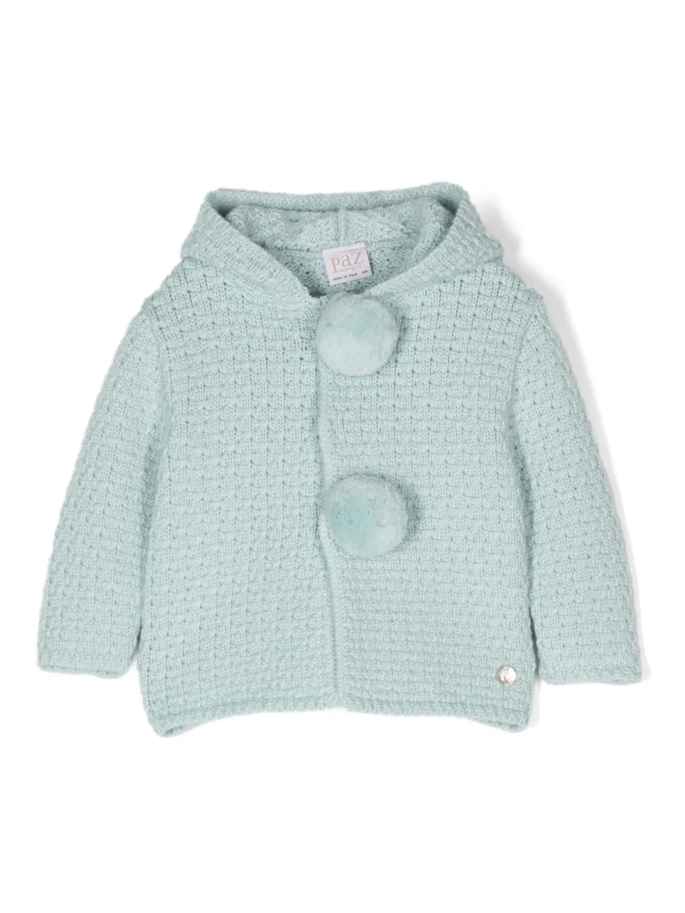 Paz Rodriguez pompom-detail cardigan | Green | Image 1