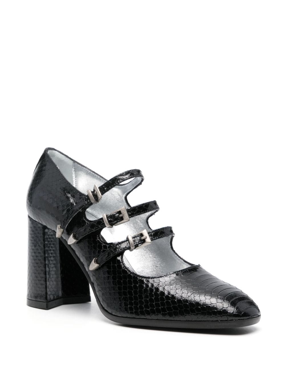 Carel Paris Keel 85 mm pumps - Zwart