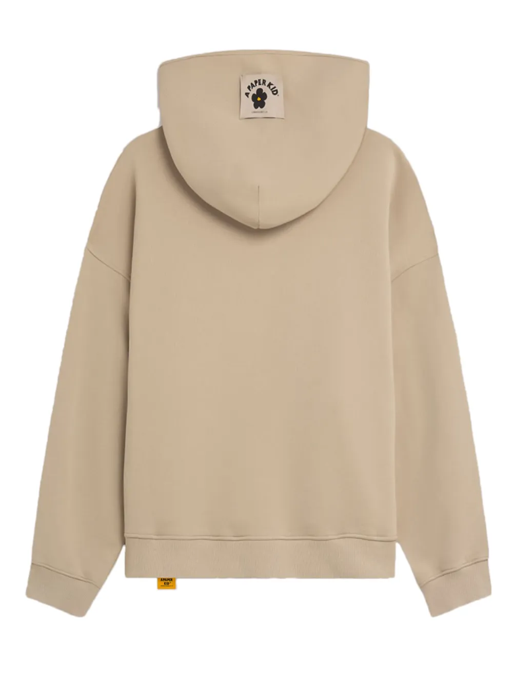 A Paper Kid logo hoodie - Beige