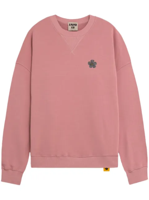 A Paper Kid sudadera con logo estampado