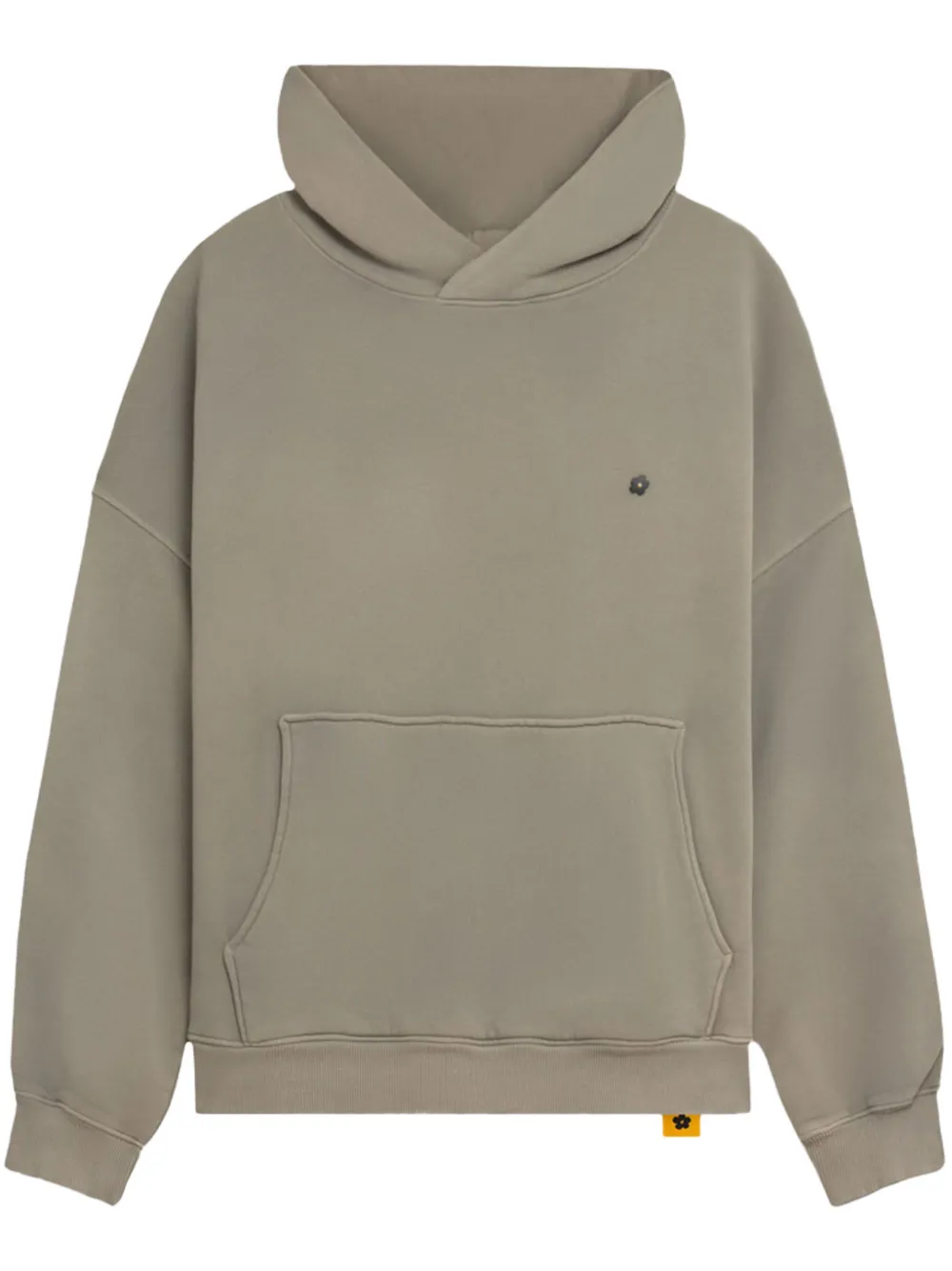 A Paper Kid Logo Hoodie In Green