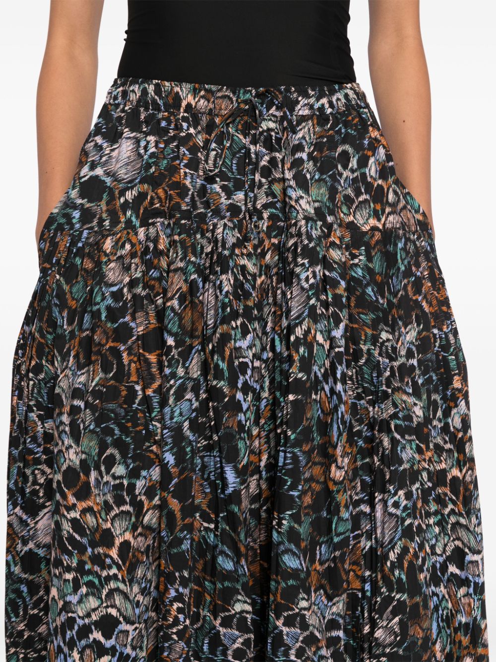 Shop Ulla Johnson Ileida Skirt In Black