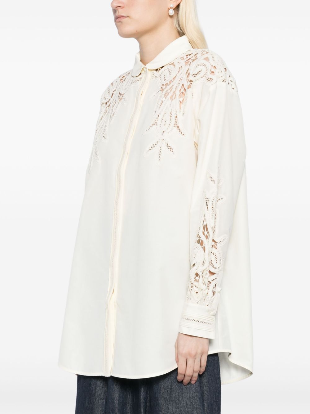 Shop Ulla Johnson Harden Shirt In 中性色